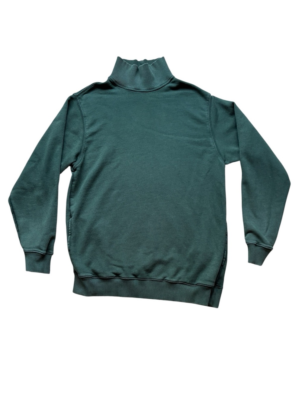 Aerie Women's Oversized Green Mock Neck Sweatshirt Size XXS